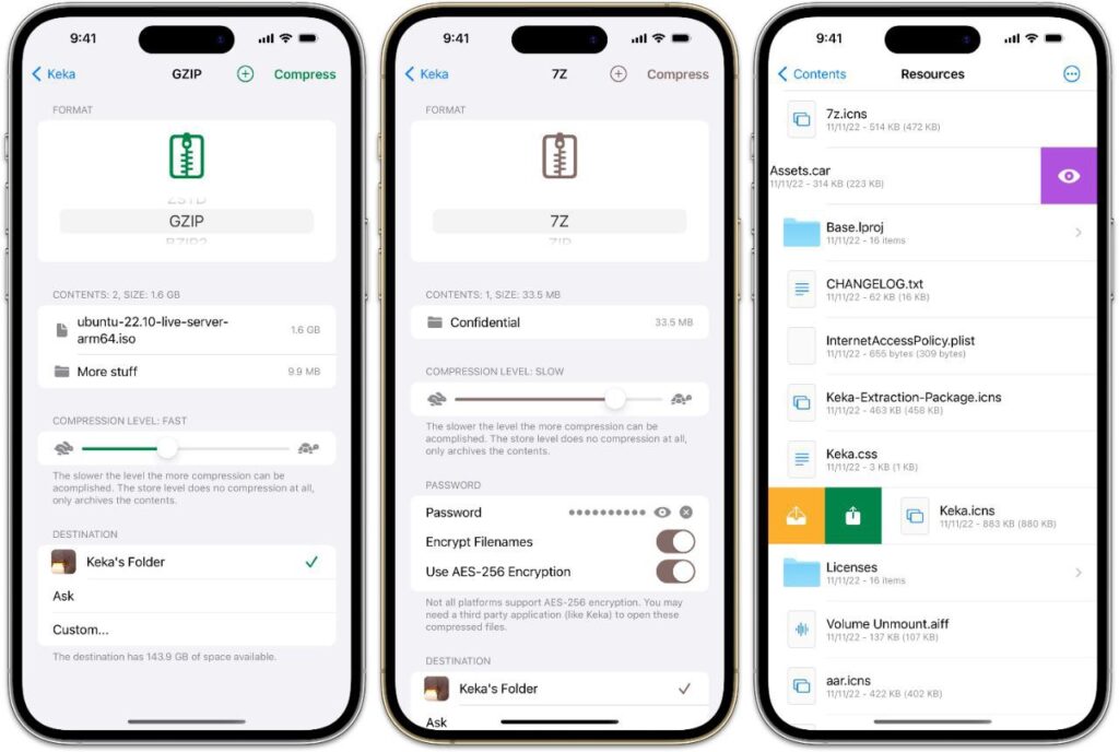 图片[1]-Keka – 高效轻量级文件压缩解压缩工具-橘子资源网