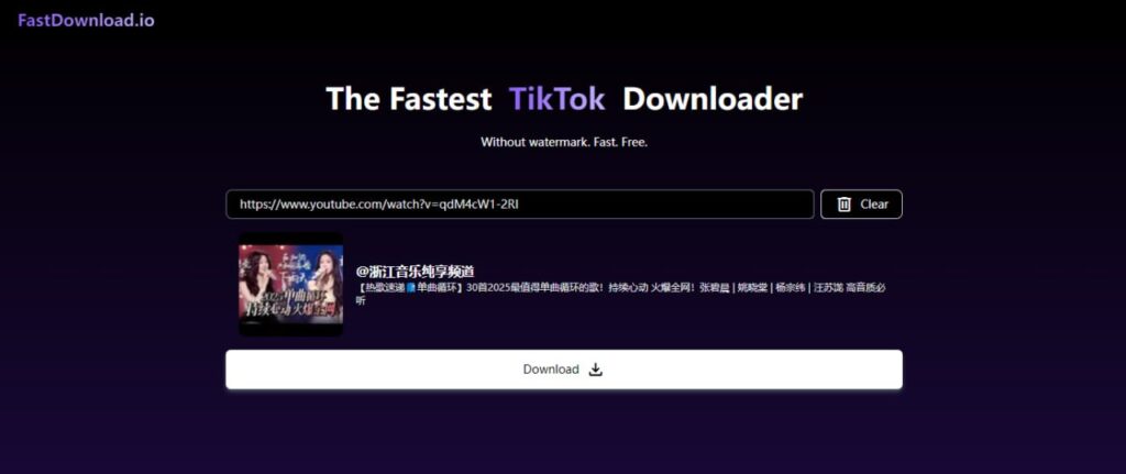 Fast Download：海外视频下载工具-橘子资源网
