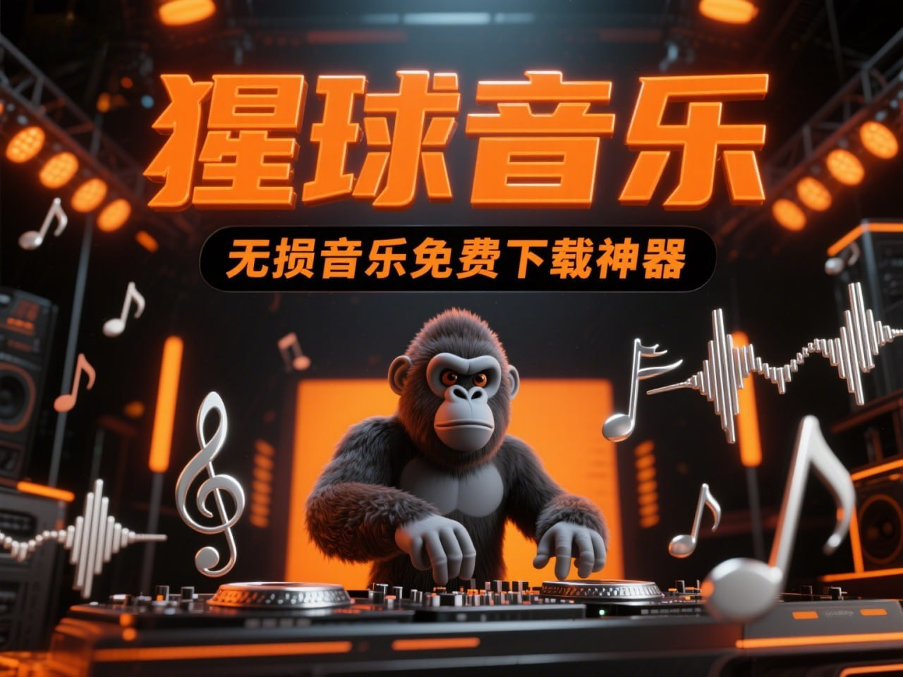 猩球音乐2.0无损音乐免费下载神器，支持导入歌单-橘子资源网