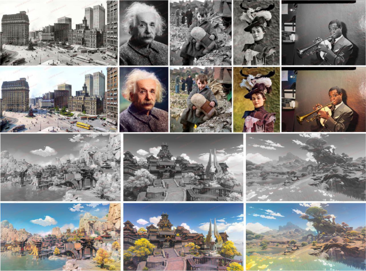 完全免费的AI一键给图片上色工具-橘子资源网