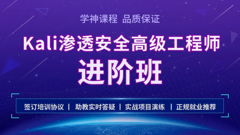Kali安全渗透+Web白帽子高级工程师+黑客攻防 - 带源码课件-橘子资源网