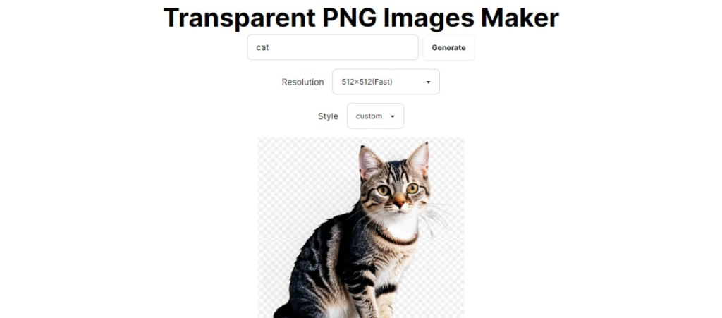 基于 AI 的 PNG 素材生成工具-橘子资源网