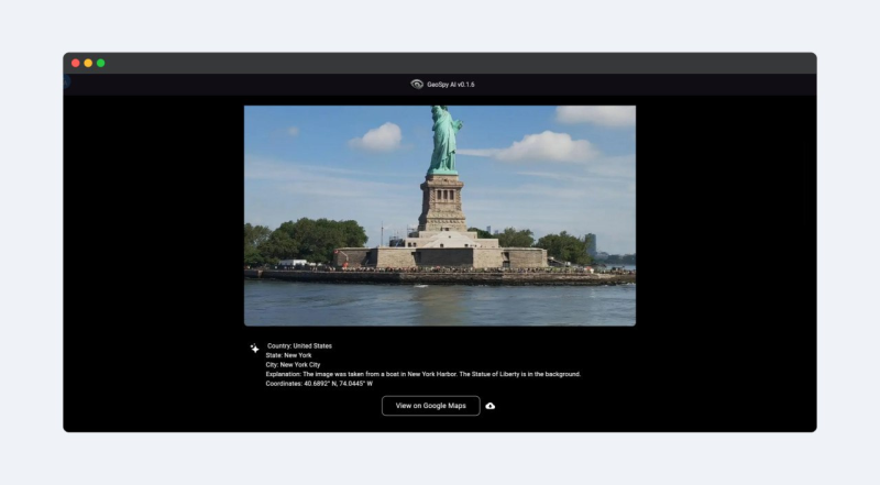 GeoSpy - 发送图片 AI 识别国家和经纬度-橘子资源网