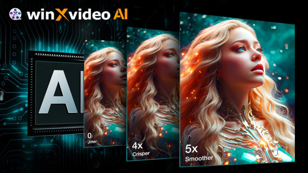 AI图像视频增强 Digiarty Winxvideo AI v3.0.0 绿色免安装版-橘子资源网