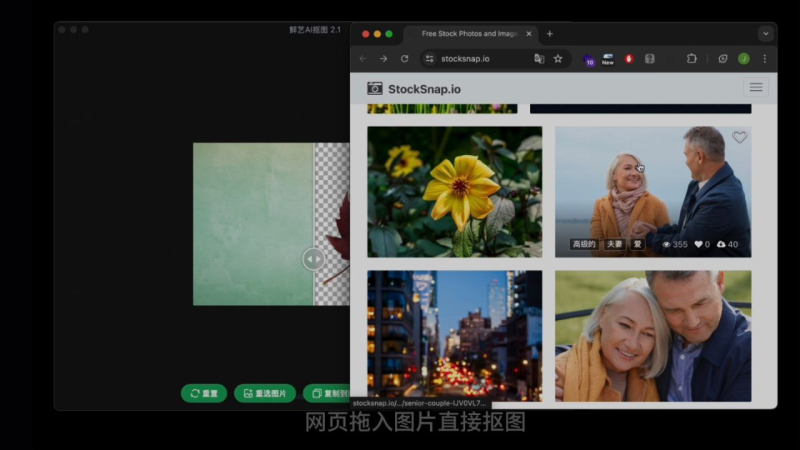 🌳 鲜艺AI抠图 - 免费无需联网的 AI 抠图工具-橘子资源网