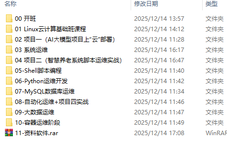 2025 黑马程序员 AI运维云计算 AI全程赋能-橘子资源网