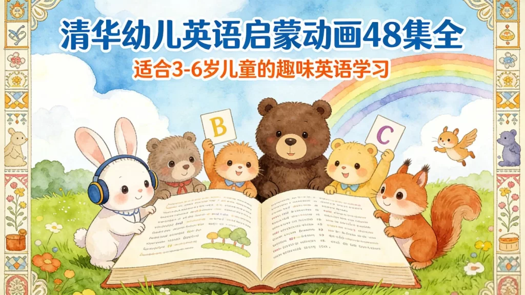 清华幼儿英语启蒙动画48集全 - 橘子资源网-橘子资源网