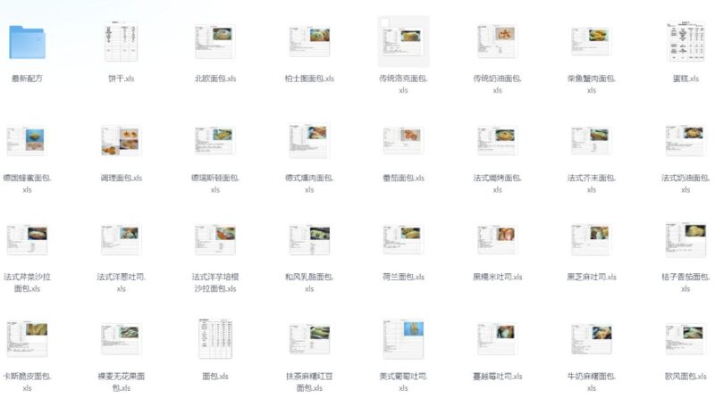 烘焙教程大全系列+西点面包教程大全-橘子资源网