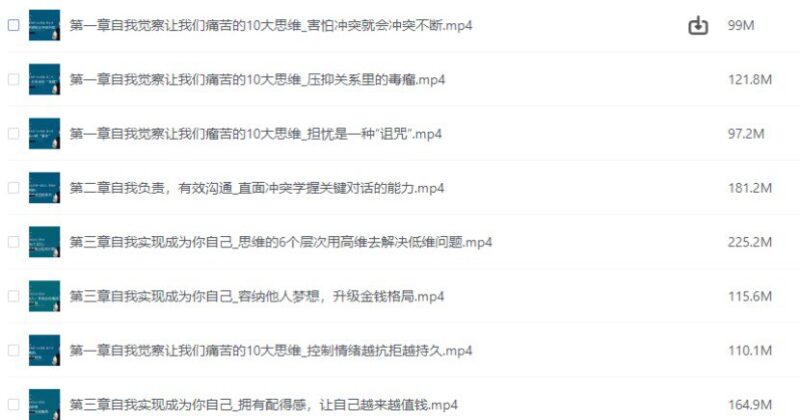 超值付费心理课:提升自信学会沟通提升班-橘子资源网