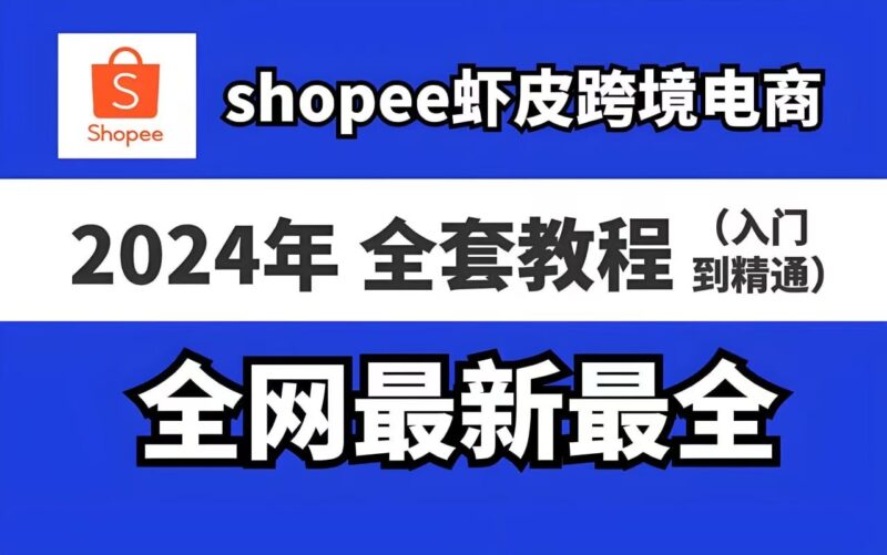 虾皮(Shopee)入门必学:跨境运营实操课-橘子资源网