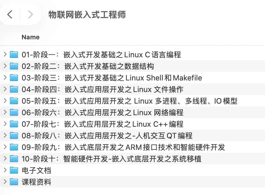 物联网嵌入式工程师-橘子资源网