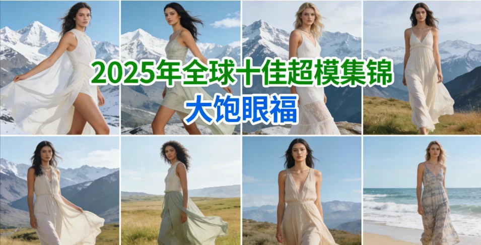 2025年 全球十佳超模集锦，大饱眼福 - 橘子资源网-橘子资源网