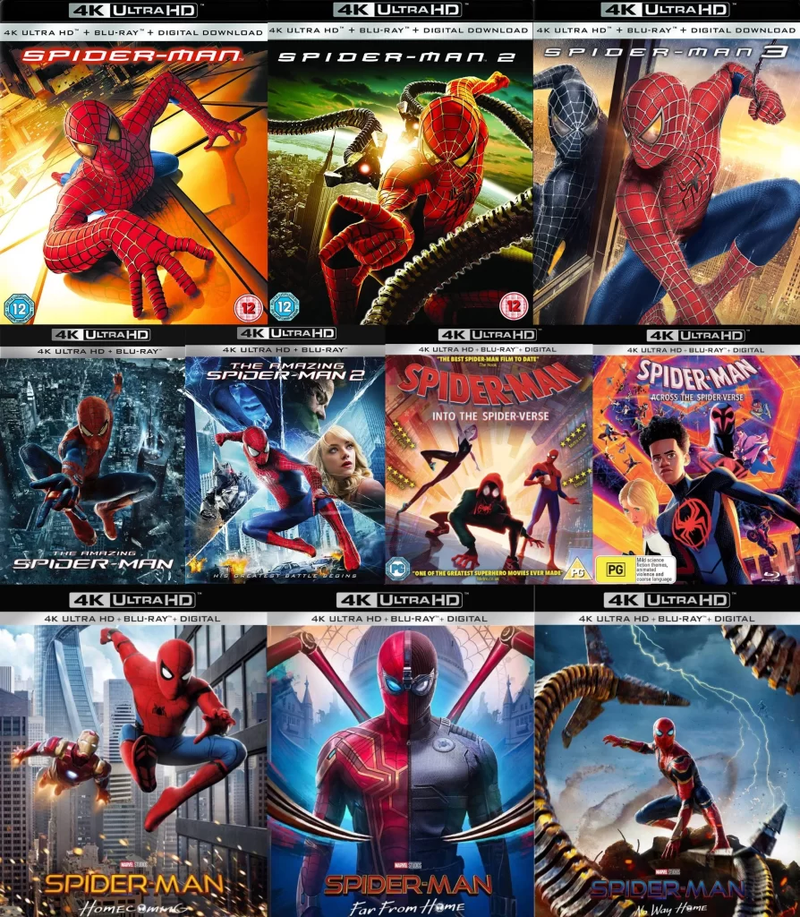 【典藏版】蜘蛛侠系列十部合集 【4K蓝光原盘REMUX】-橘子资源网